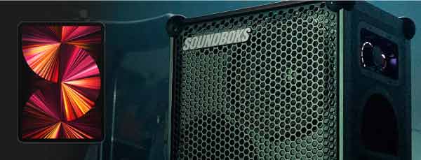 iPad jukebox med soundboks